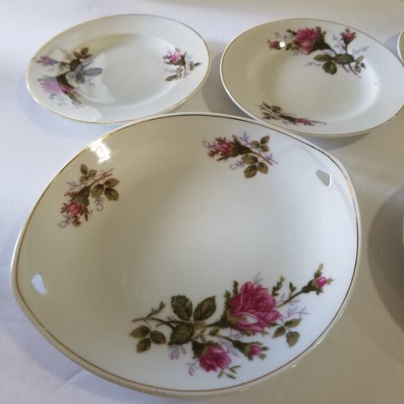 Vintage moss rose porcelain collectable Japan - Picture 2 of 12